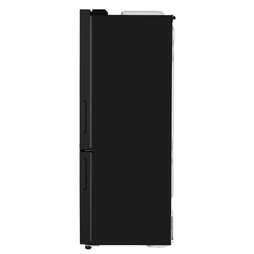 LG 420L Bottom Mount Fridge Black Steel GB455BTL