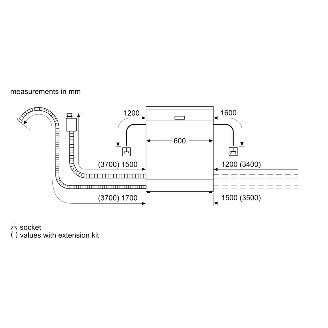 Neff 60cm N 50 Fully-Integrated Dishwasher S155ECX15E