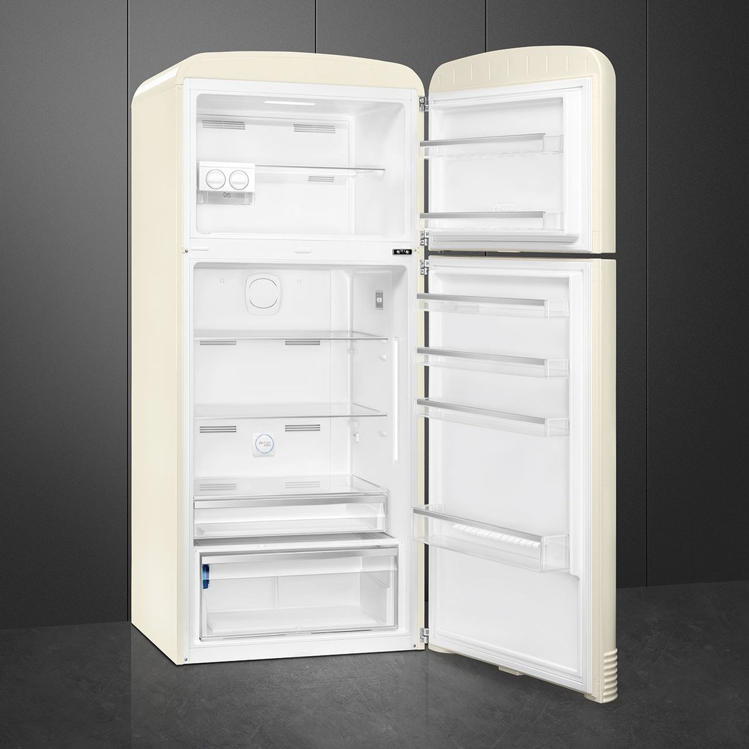 Smeg FAB 50 50’S Style Retro Refrigerator, Right Hand - Cream FAB50RCR5AU