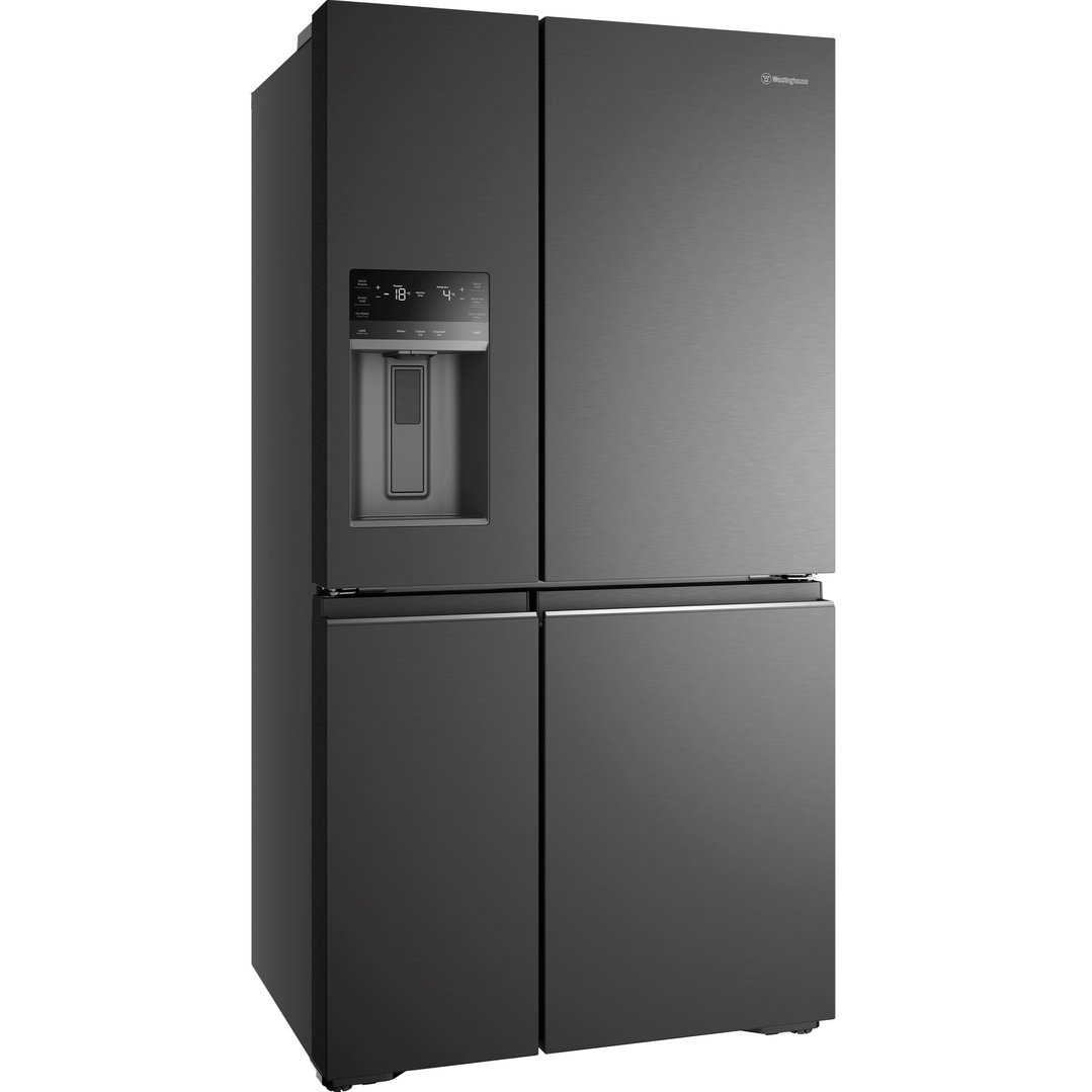 Westinghouse 609L Quad Door Fridge - Matte Black WQE6170BB