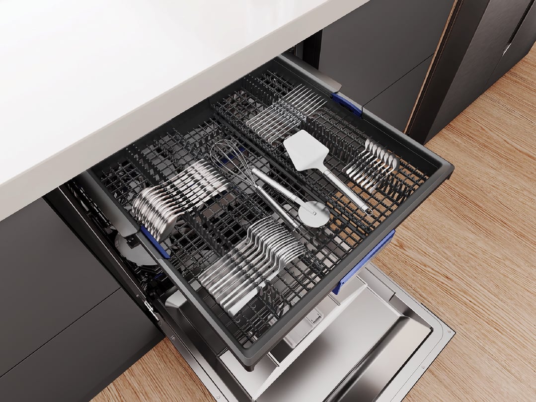 Westinghouse 60cm Dark Stainless Steel Underbench Dishwasher WSU6608KXC
