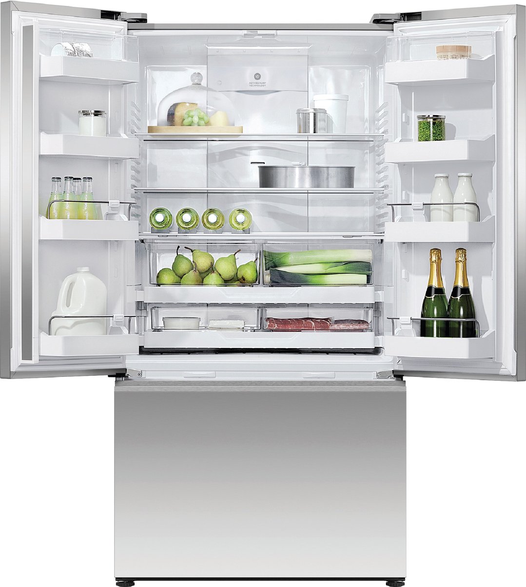 Fisher & Paykel 569L Series 7 French Door Refrigerator Freezer, Ice & Water RF610ANUX5