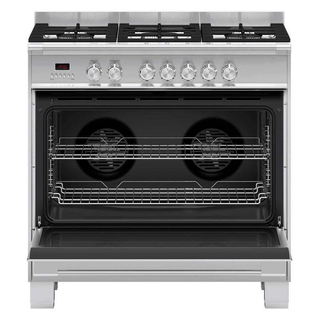 Fisher & Paykel 90cm Series 7 Classic 5 Burner Dual Fuel Cooker OR90SCG2X1