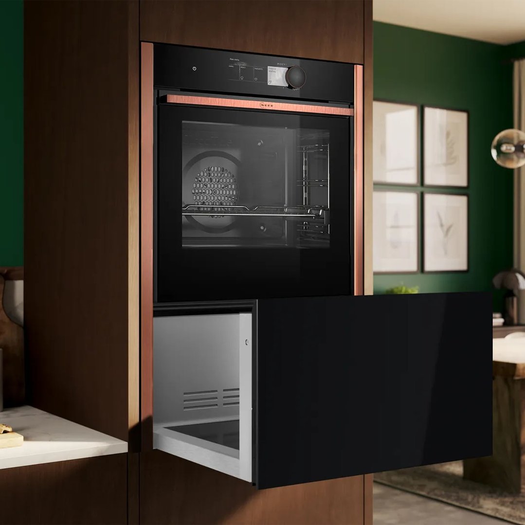 Neff 29cm multifunctional warming drawer, Brushed Bronze N39HA11Y1BBB