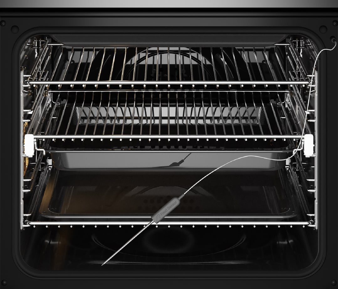 Electrolux 60cm Pyrolytic Oven with SteamBake, Black - 500 Series EVEP6615DF