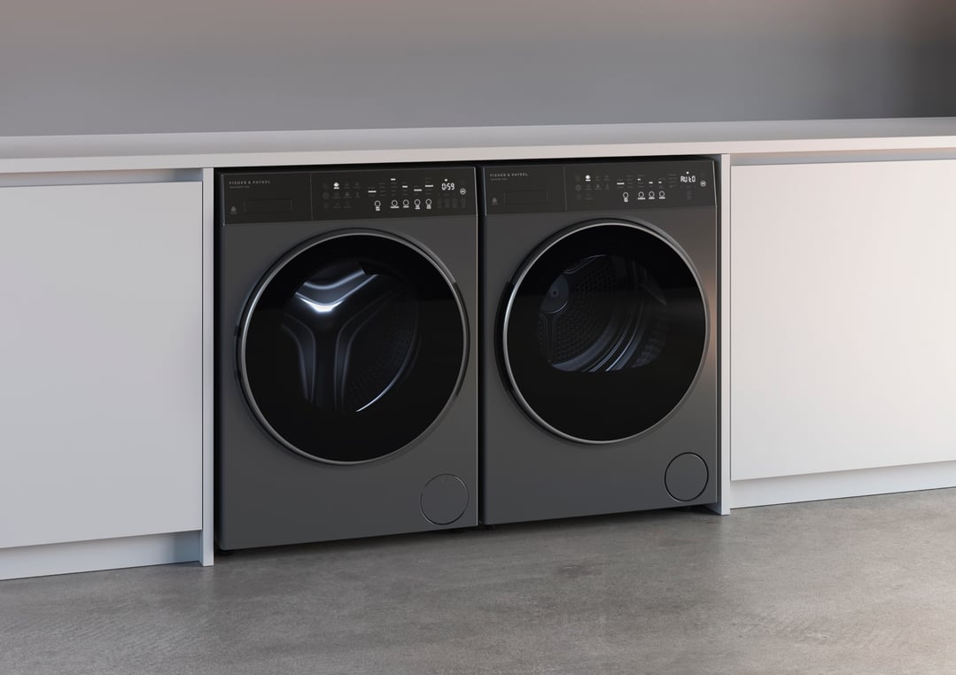 Fisher & Paykel 12kg Series 5 Contemporary Front Loader Washer Graphite WH1260PG5