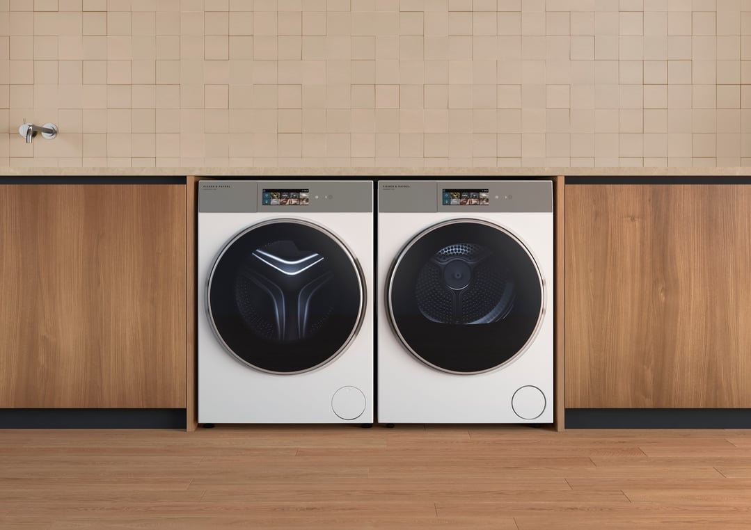 Fisher & Paykel 12kg Series 9 Contemporary Front Loader Washer - White WH1260T5