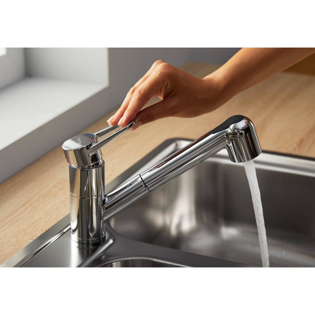 Blanco BLANCOWEGA-S II Galvanic Chrome Top Lever Tap BLANCOWEGA-SII