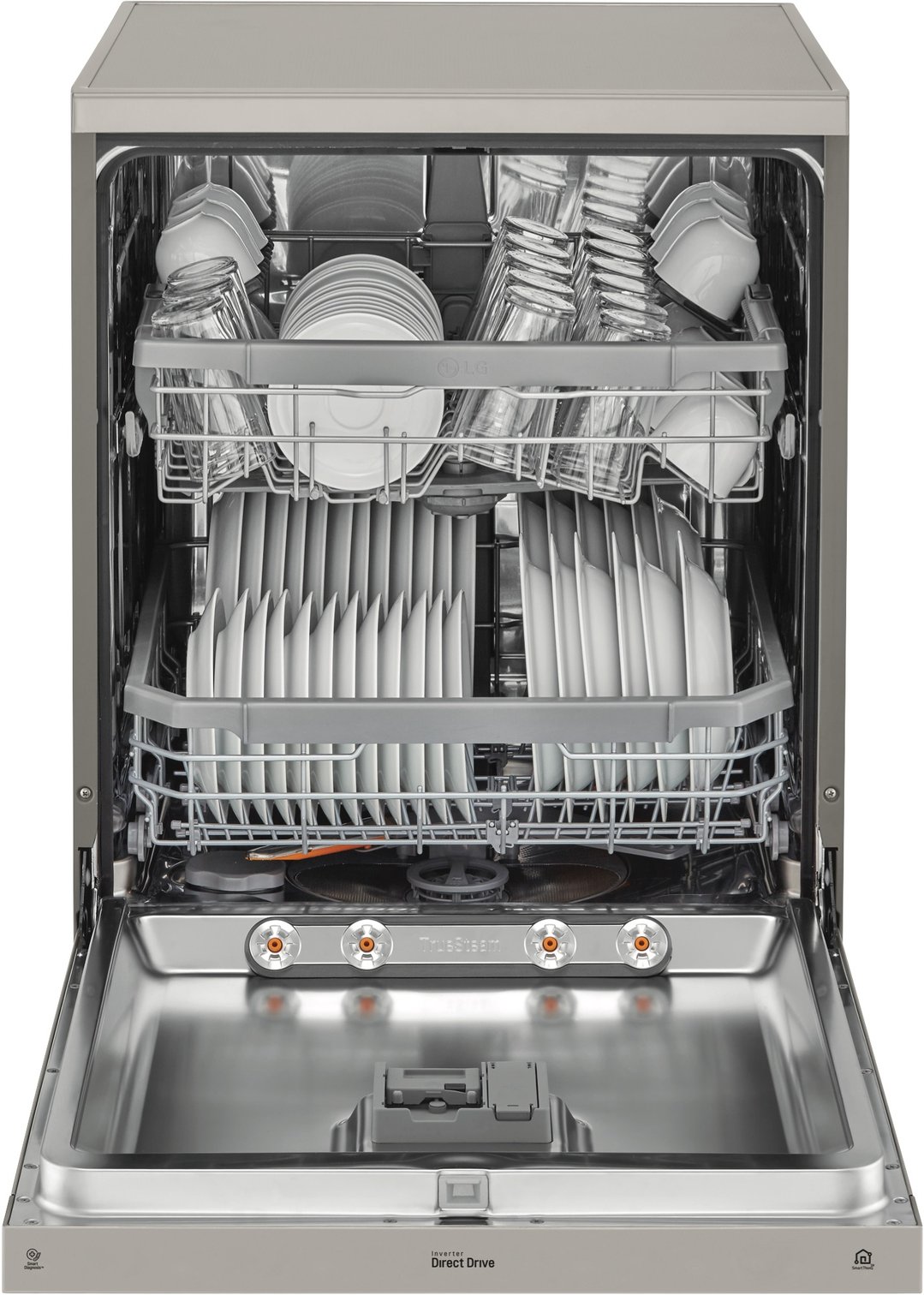 LG XD Series Quadwash Dishwasher Platinum Steel XD4B24PS
