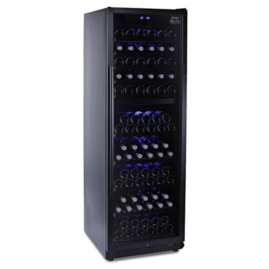 Husky Riserva 450L Dual Zone Wine Fridge in Black HUSWS168DMBZY