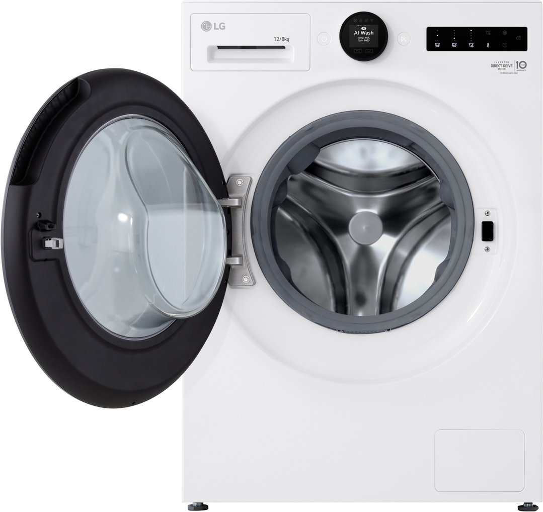 LG 12/8kg Series 10 Washer Dryer Combo White - ezDispense WXC10-1412W