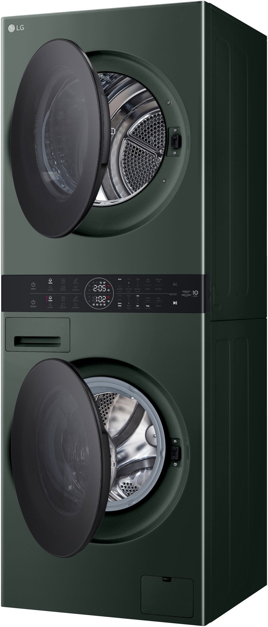 LG WashTower™ Compact All-In-One Stacked Washer Dryer - Forest Green WWT-1210FGX