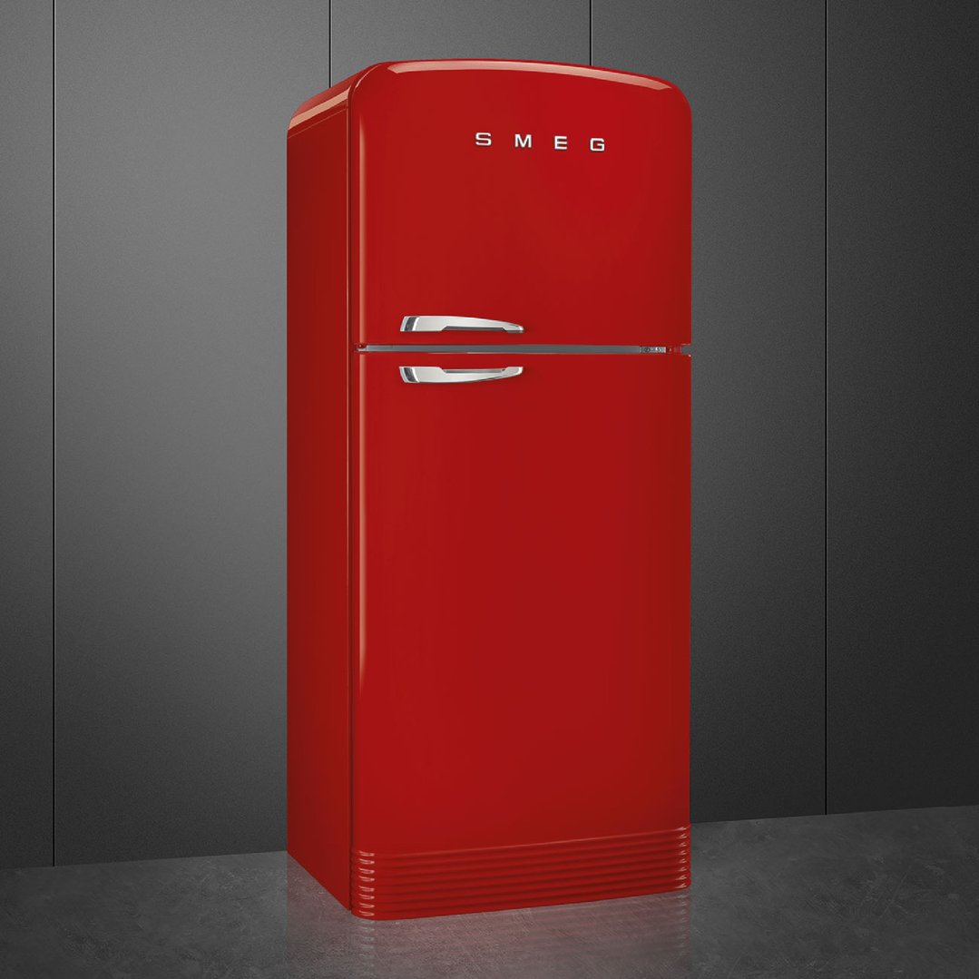 Smeg FAB 50 50’S Style Retro Refrigerator, Right Hand - Red FAB50RRD5AU