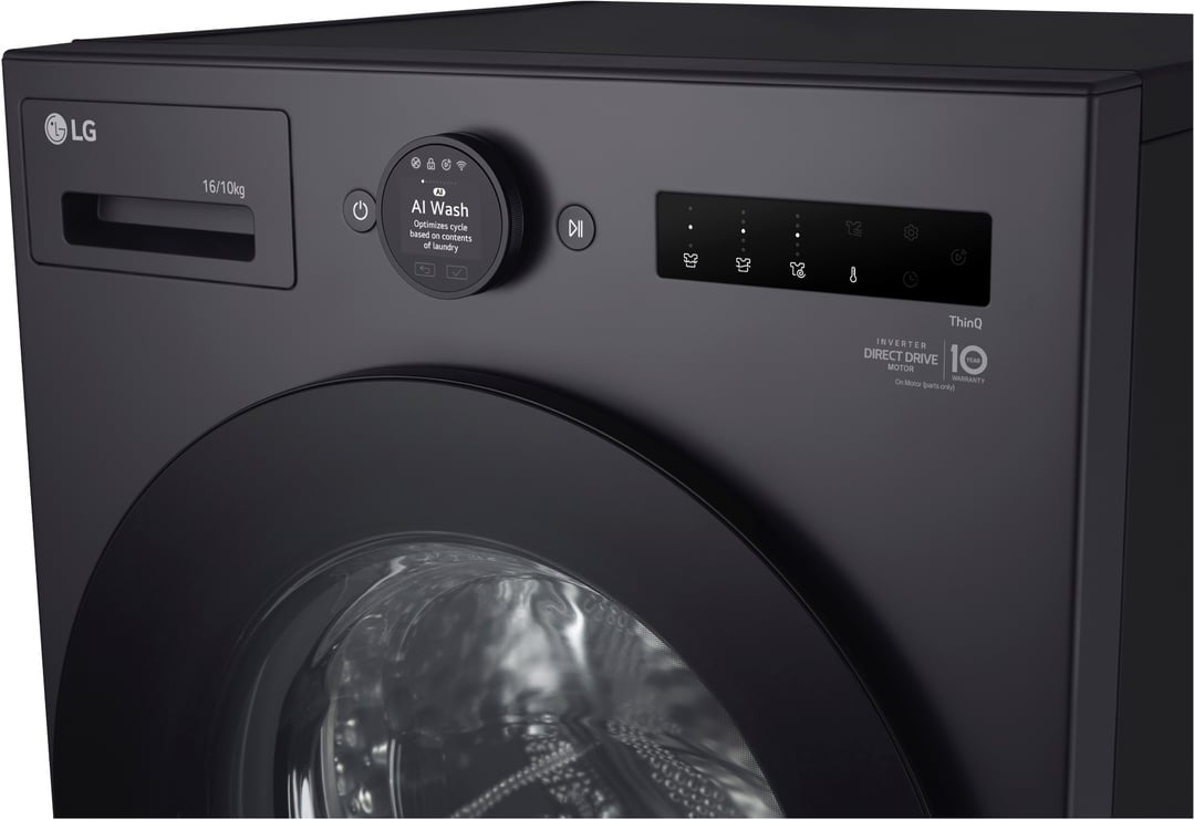 LG 16/10kg Series XL Front Load Washer Combo - Graphite Finish WXLC-1016GX