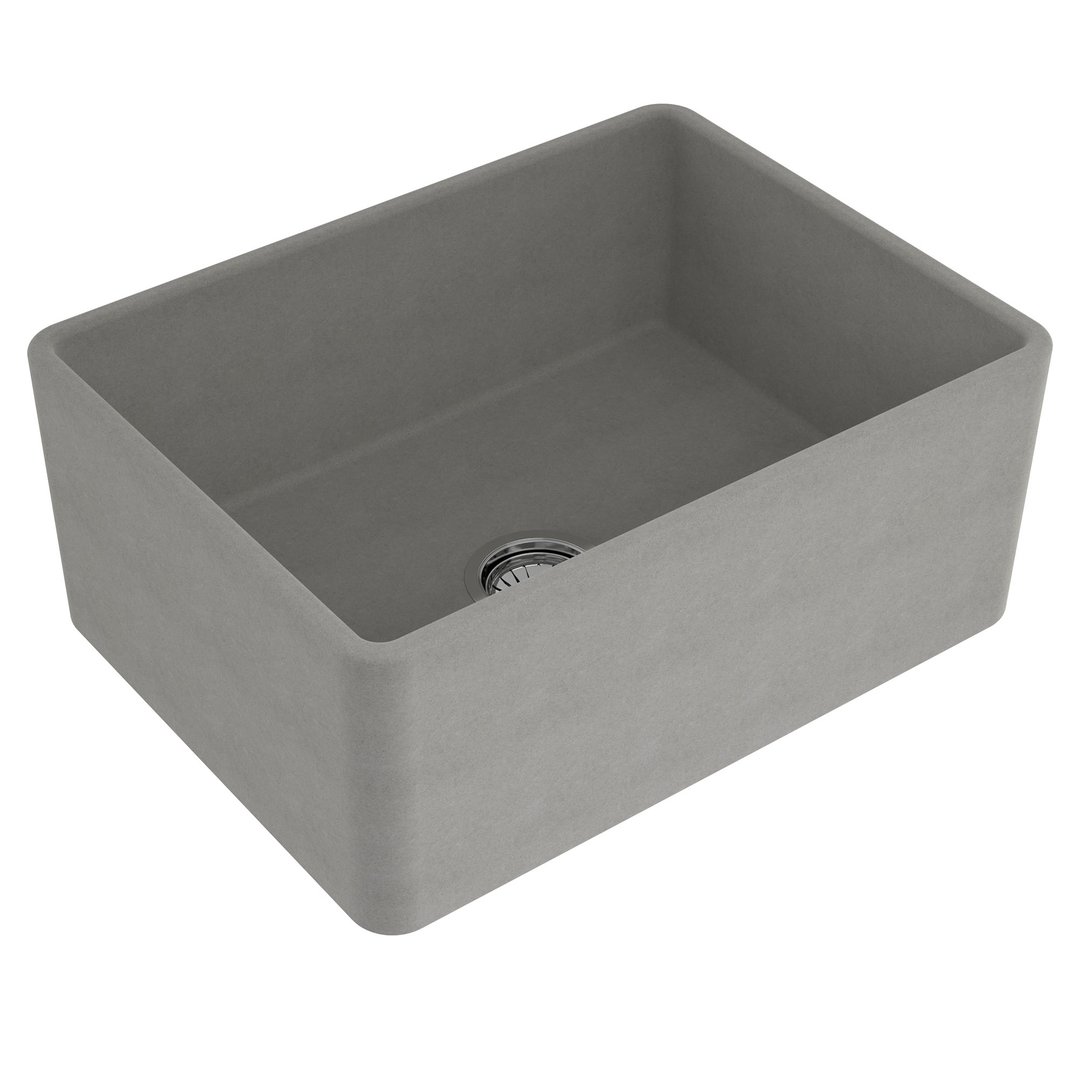 Turner Hastings Novi 60x46 Fireclay Butler Sink -Concrete Look NO604FS-CL