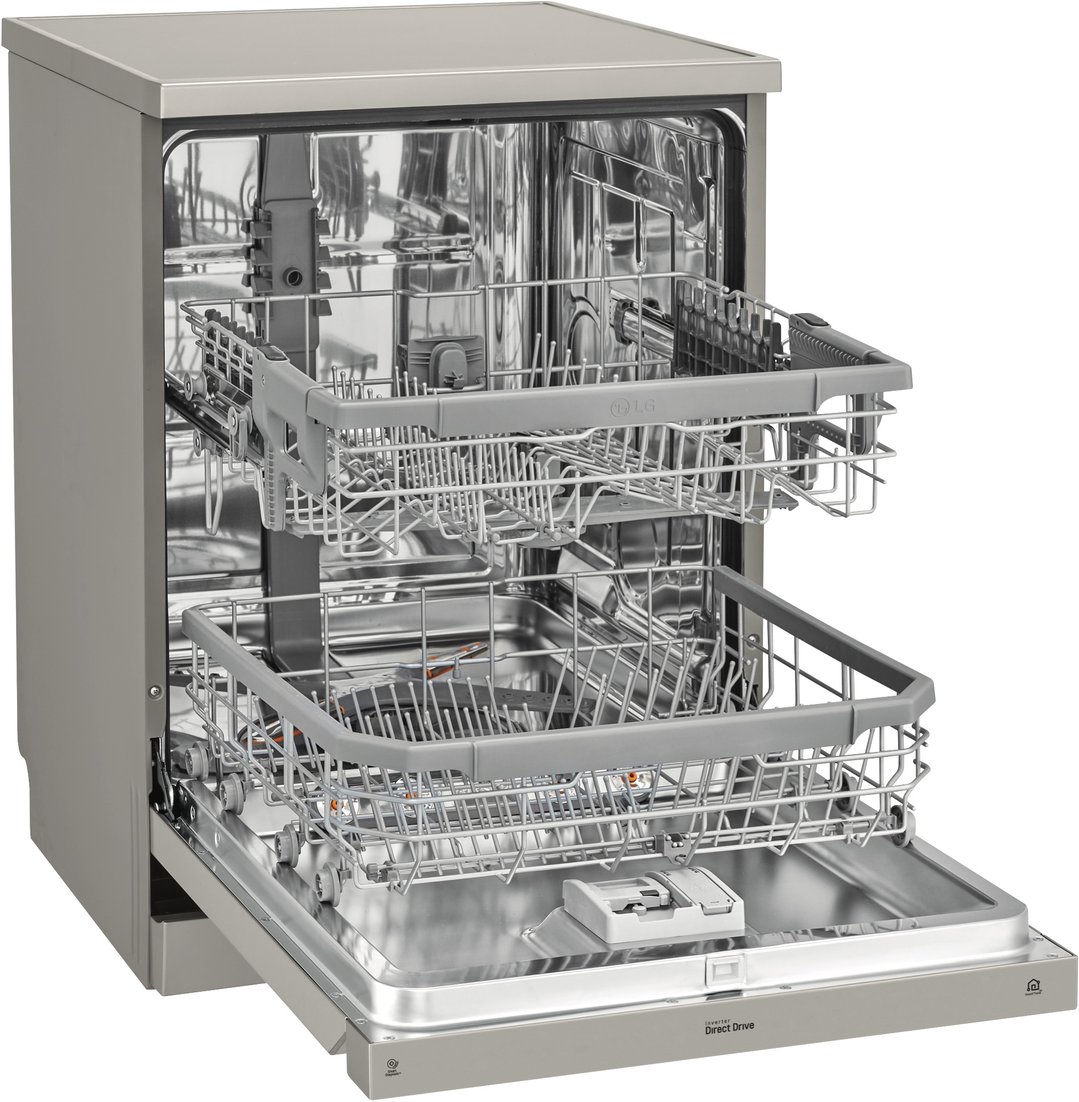 LG XD Series Quadwash Dishwasher Platinum Steel XD4B24PS