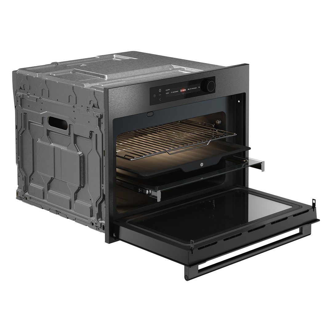 ASKO Craft Frame 45cm Combi Microwave Oven - Black Steel OCM64BSH-AU