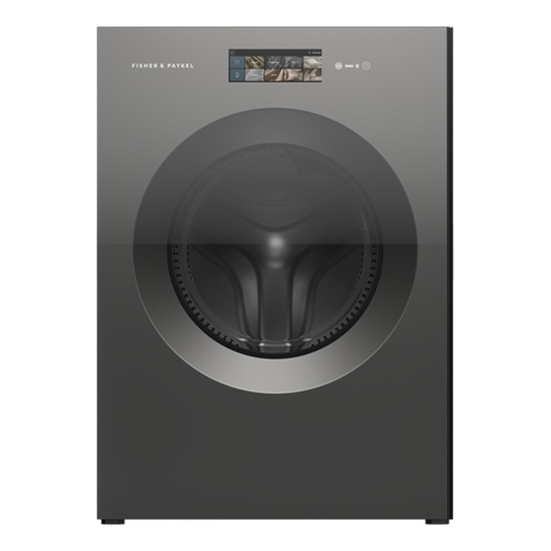 Fisher & Paykel 12kg Series 7, Minimal Front Loader Washer, Flexi Dose, Grey Glass WH1260MZB5