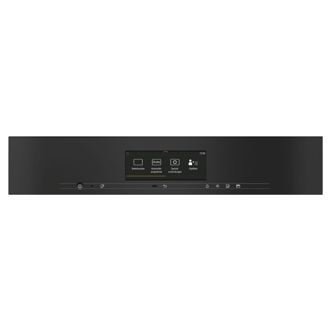 Miele 45cm Plumbed-In Handleless Compact Combination Steam Oven with HydroClean Self-Cleaning Function Obsidian Black DGC7845HCXPROOBSW