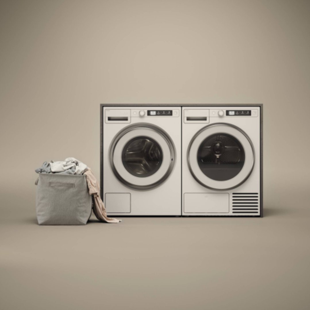 Asko 9kg Style Steel Seal™ Front Load Washing Machine - White W5096RLWAU