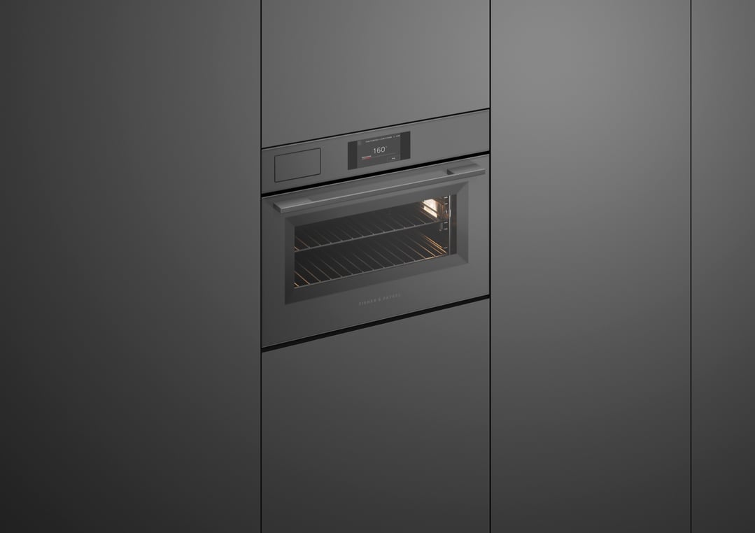 Fisher & Paykel 60cm Minimal Compact Combi-Steam Oven, Grey OS60NAMVTG5