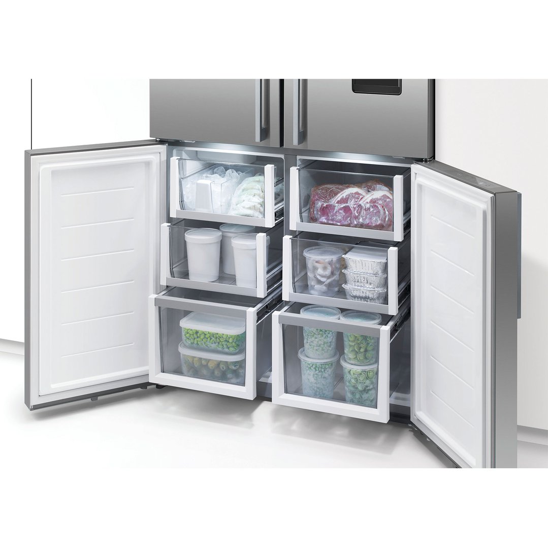 Fisher & Paykel 538L Series 7 Quad Door Refrigerator Freezer, Ice & Water RF605QDUVX2