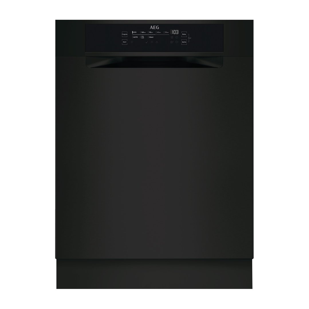 AEG 60cm Built-Under ComfortLift Matte Black Dishwasher FUF9490SMA