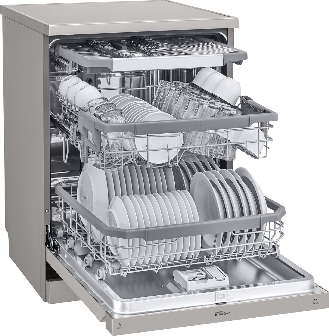 LG Quadwash® Dishwasher Platinum Steel XD4B15PS