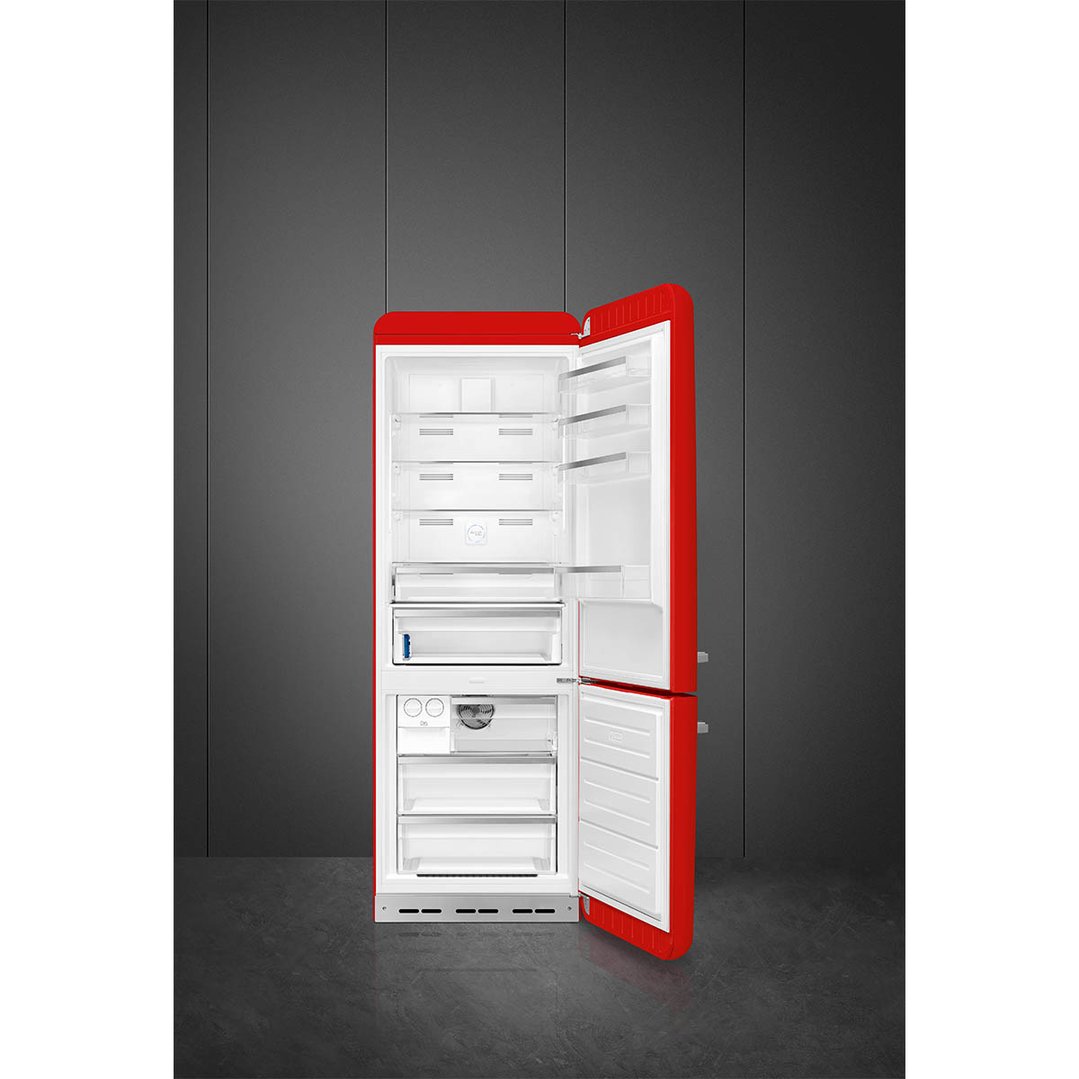 Smeg FAB 38 50’S Style Retro Refrigerator, Right Hand - Red FAB38RRD5AU