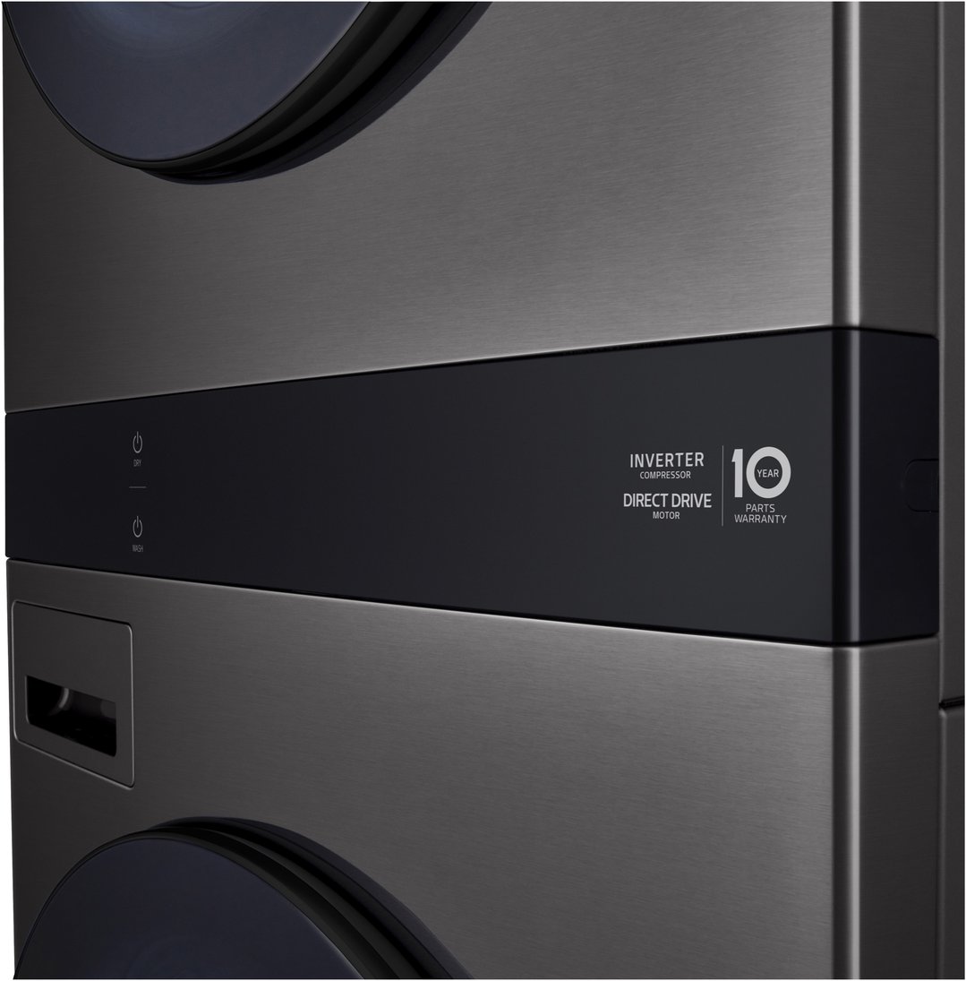 LG 19/10kg AI WashTower™ Stacked Washer Dryer Black WWT-1910B