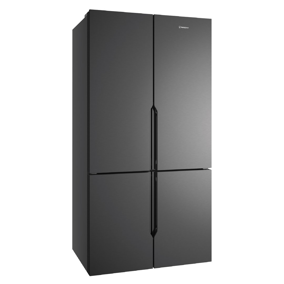 Westinghouse 564L Quad Door Fridge, Matte Charcoal Black WQE5700BD