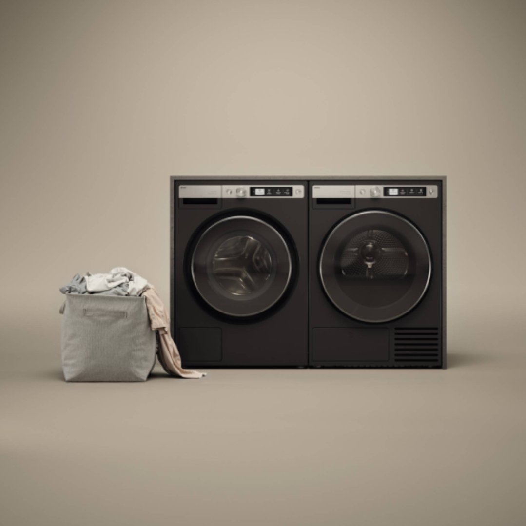 Asko 9.5kg Steel Seal™ Front Load Washing Machine Black W7956XLG