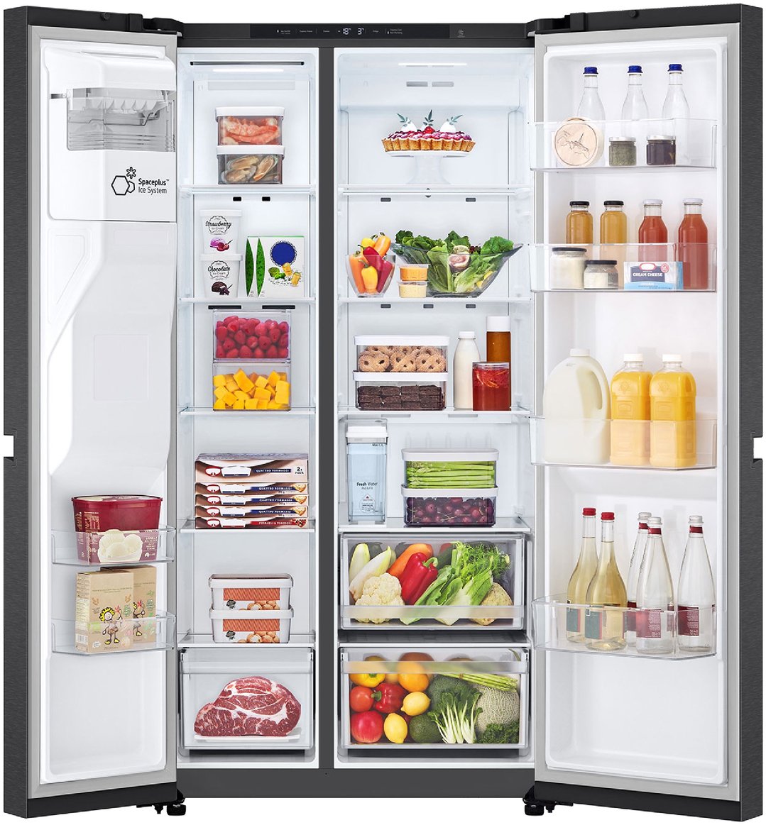 LG 625L Side by Side Non Plumbed Matte Black GS-N599MBL