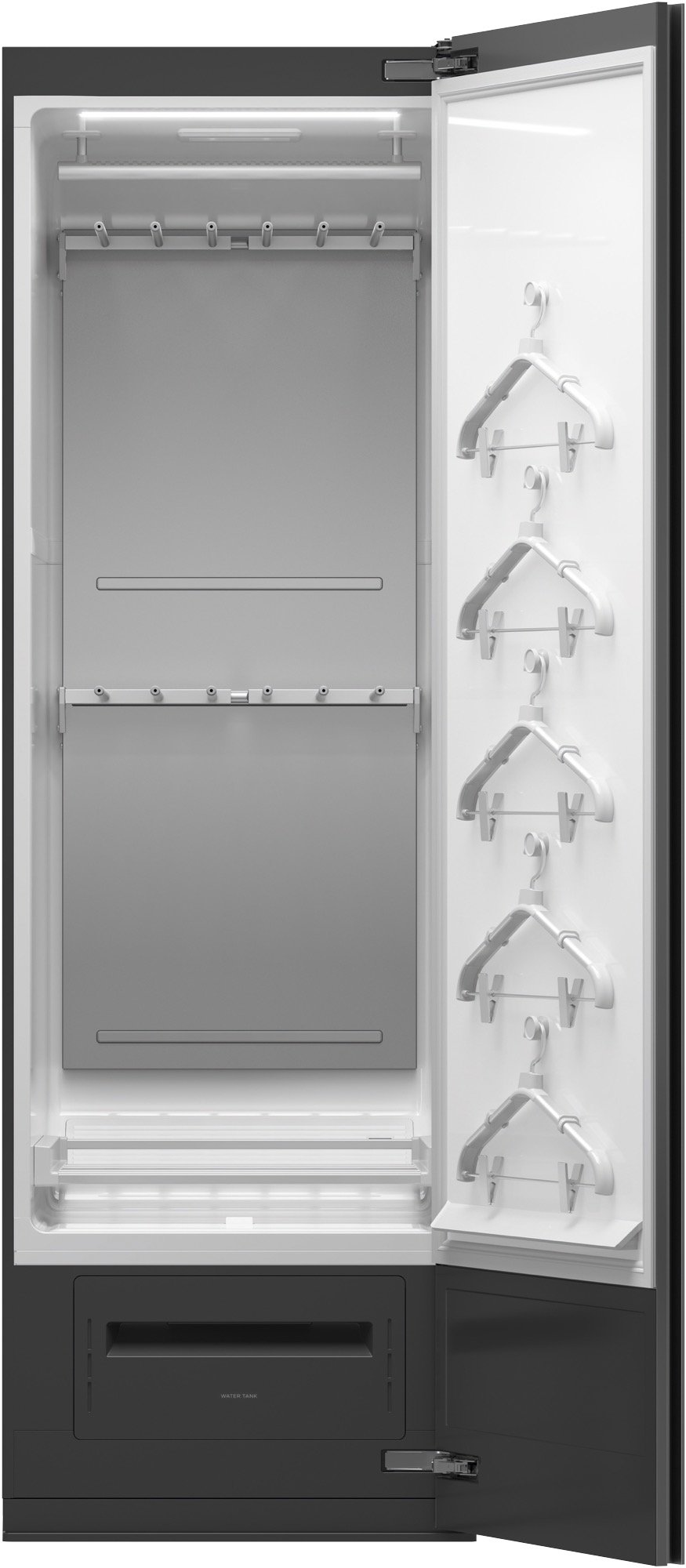 Fisher & Paykel 60cm Series 11, Minimal Fabric Care Cabinet, Flexi-Loading, Steam & Dry, Grey Glass FC1260FZB2