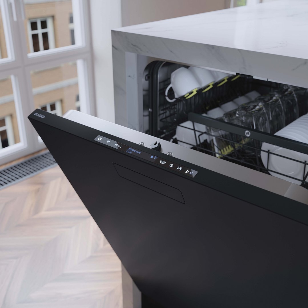 Asko 82cm Dishwasher BI Logic Black Steel DBI565IKBSAU