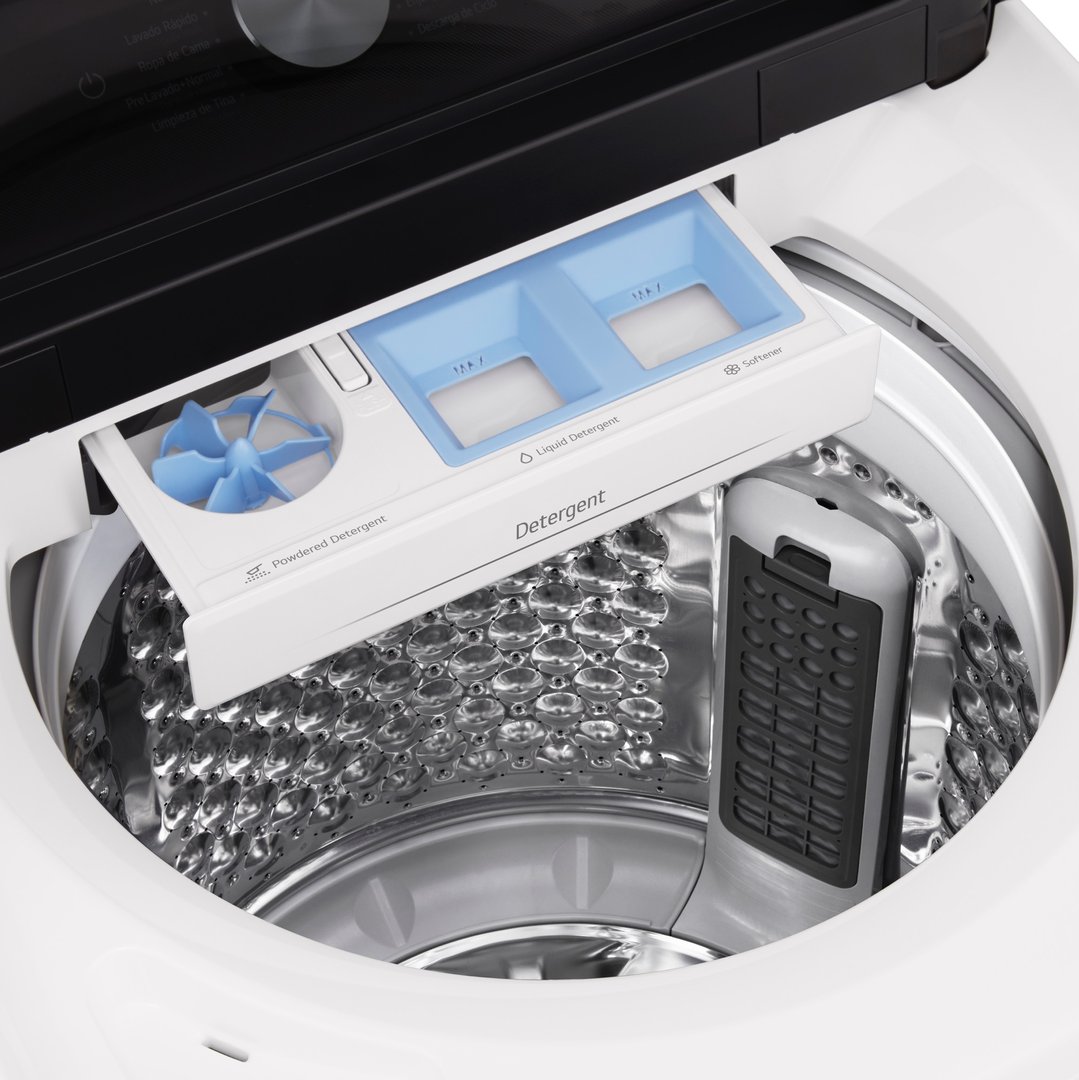 LG 12kg AI Top Load Washer - AI DD - White WTX5-12W
