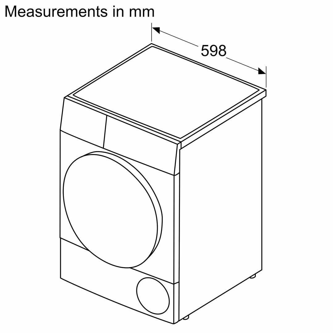 Bosch 8kg Series 8 Heat Pump Dryer WQG235D8AU