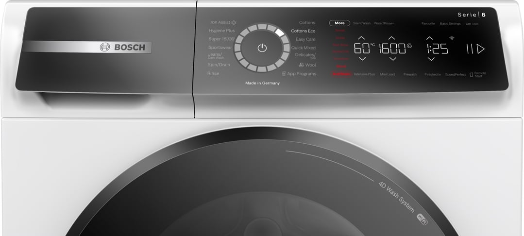 Bosch 10kg Series 8 Front Load Washing Machine WGB25600AU