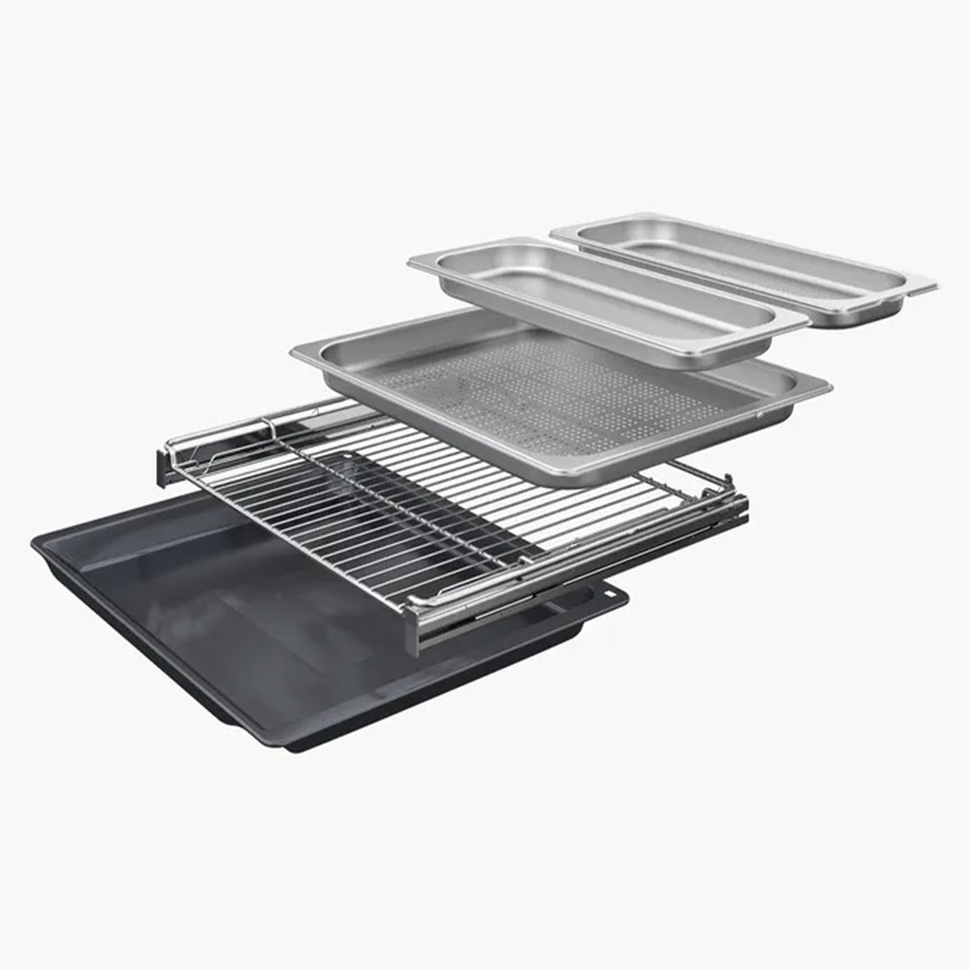 Neff Flex Design 60cm Compact Oven with Steam - Metallic Silver C29FS3AY0-MS