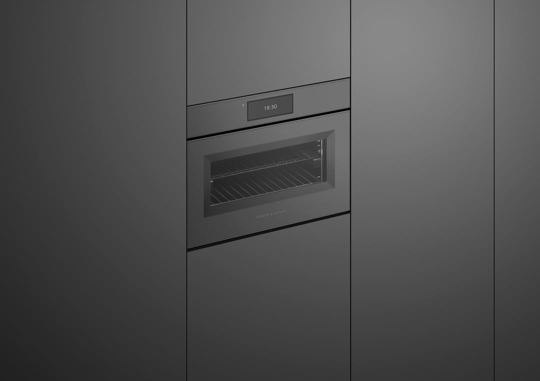 Fisher & Paykel 60cm Minimal Handleless Compact Combi-Steam Oven, Grey OS60NAMHUNG5