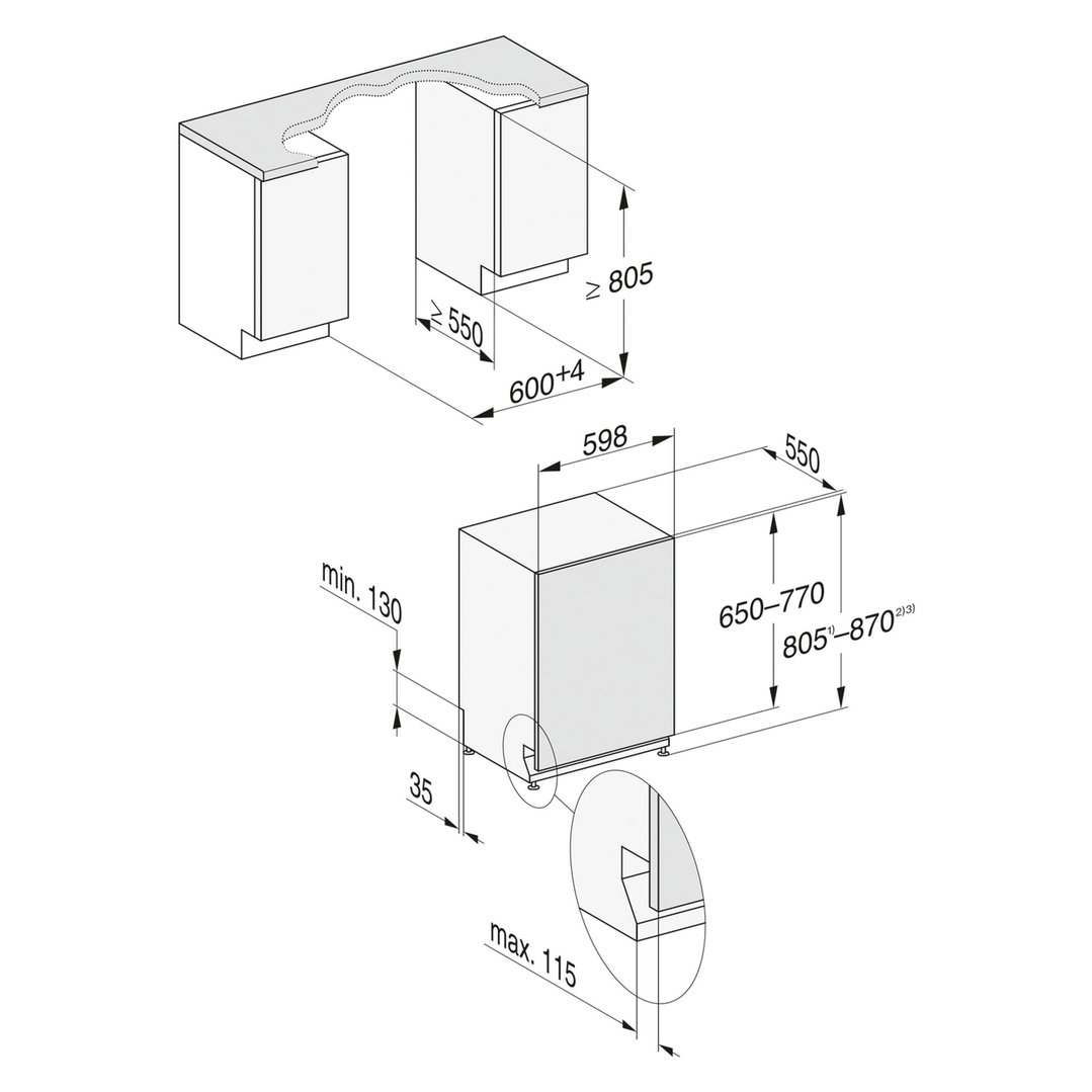 Miele 60cm Fully Integrated Dishwasher with AutoOpen Drying and Automatic Dispensing PowerDisk G7180SCVI