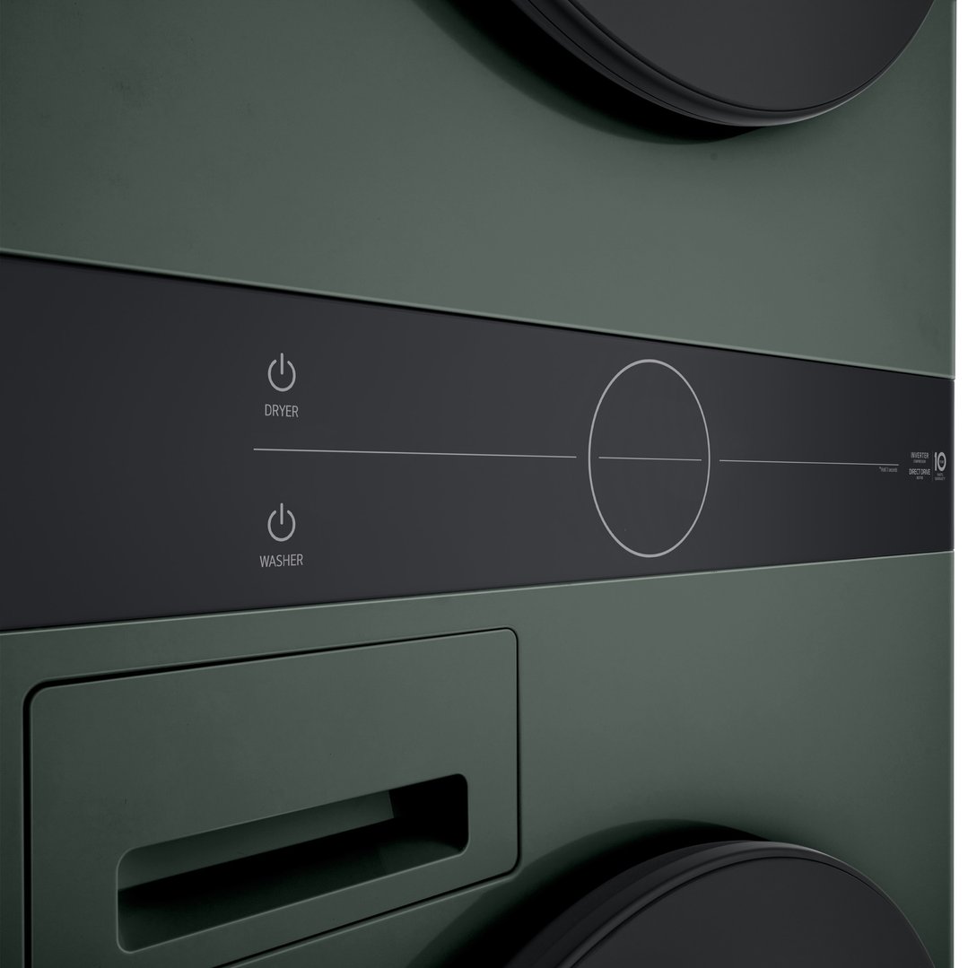 LG WashTower™ Compact All-In-One Stacked Washer Dryer - Forest Green WWT-1210FGX
