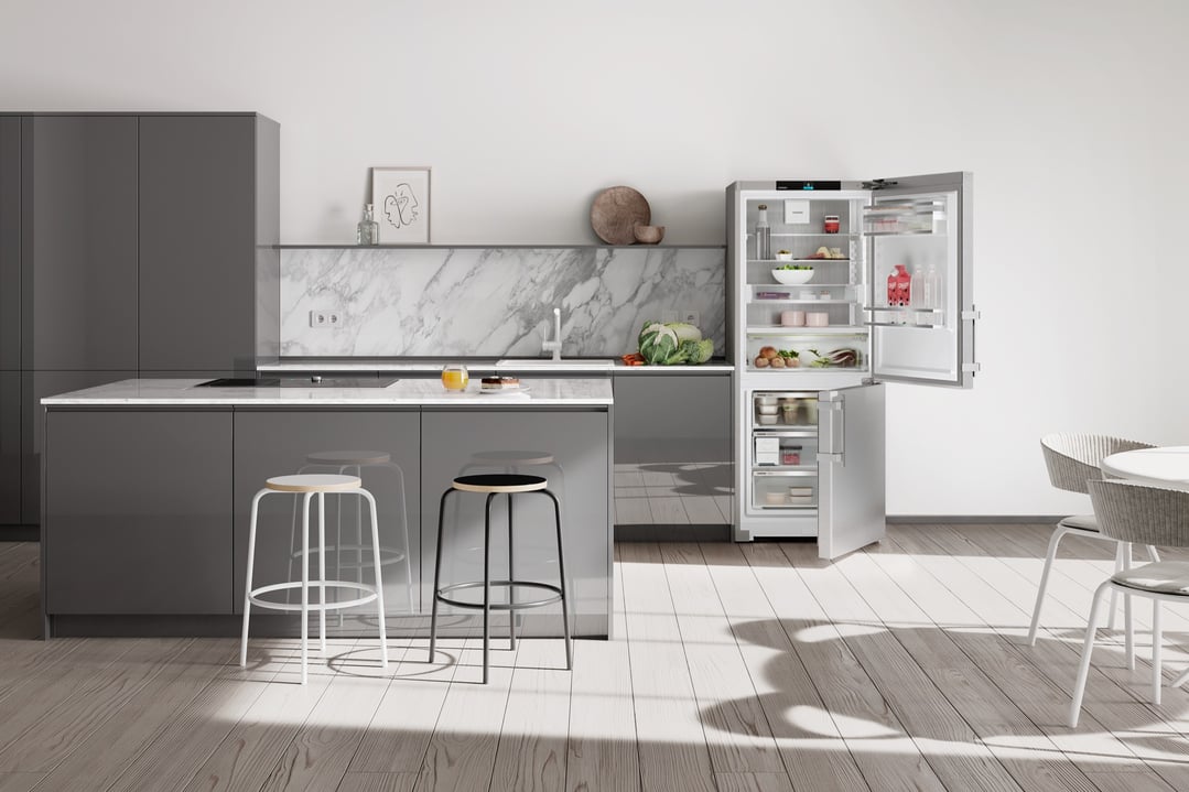 Liebherr 423L Bio Fresh Bottom Mount Fridge Left Hinged CBNSDH7653LHH