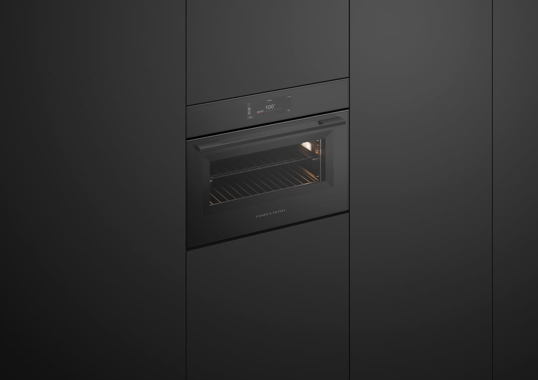 Fisher & Paykel 60cm Minimal Compact Combi-Steam Oven, Black OS60NAMHUB5