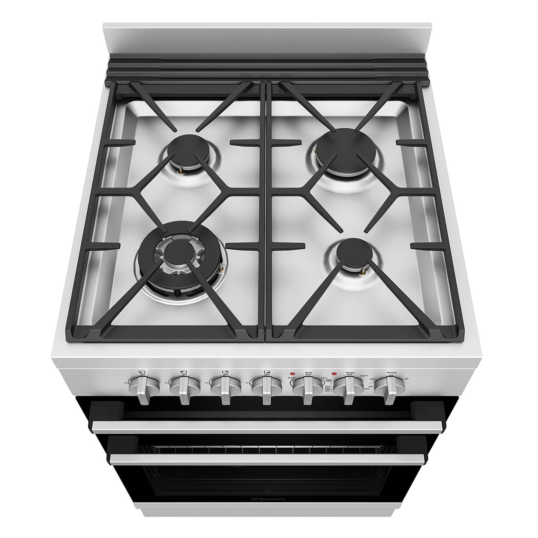 Westinghouse 60cm Dual Fuel Freestanding Cooker WFE612SC