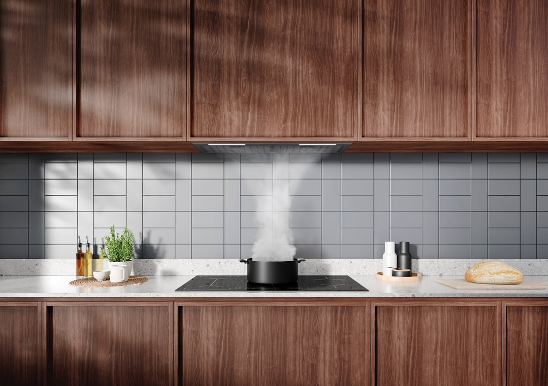 Electrolux 86cm Integrated Rangehood in Dark Stainless Steel ERI955DSE