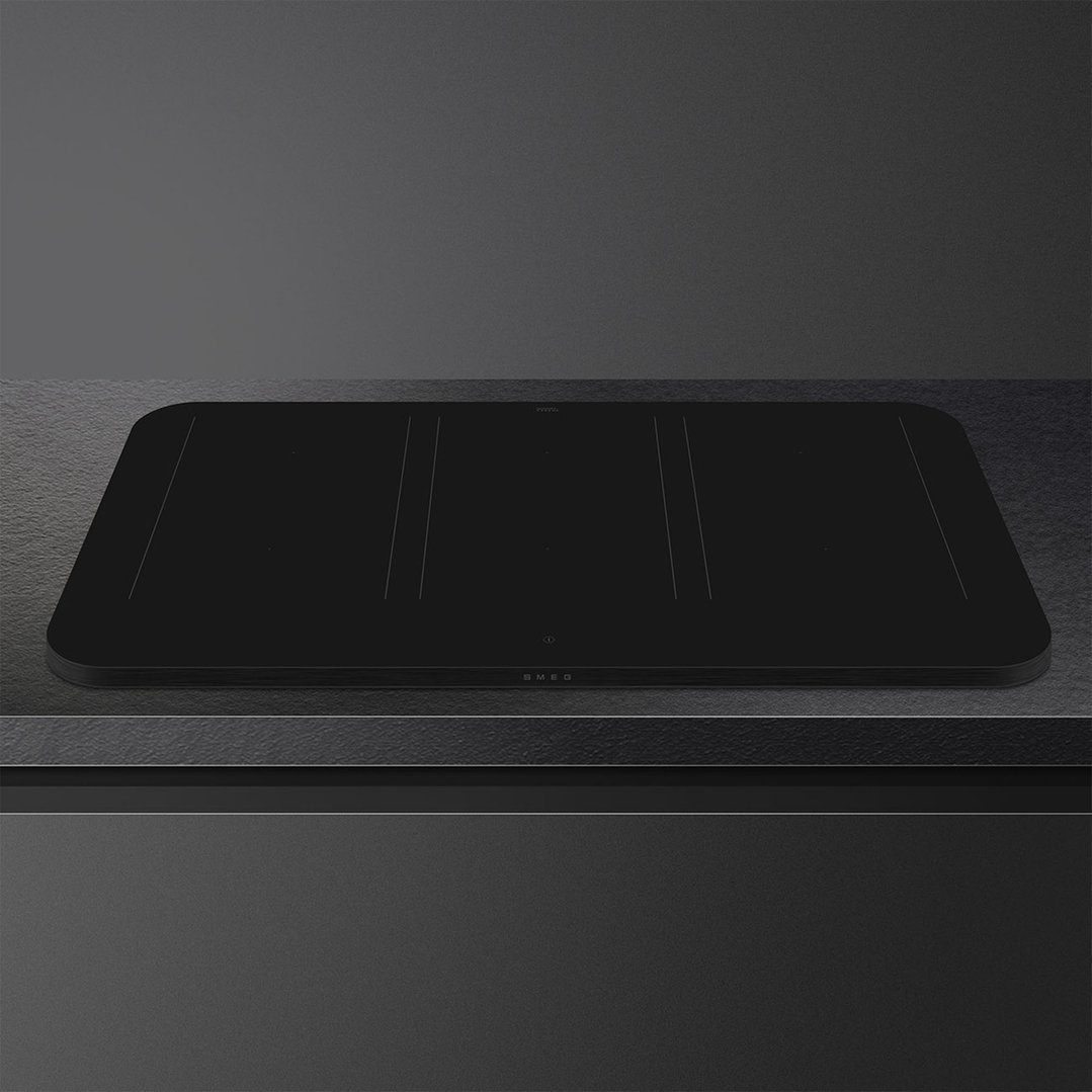 Smeg 90cm Isola Alta Induction Cooktop with Autovent 2.0 - Matte Black SISL7964MB