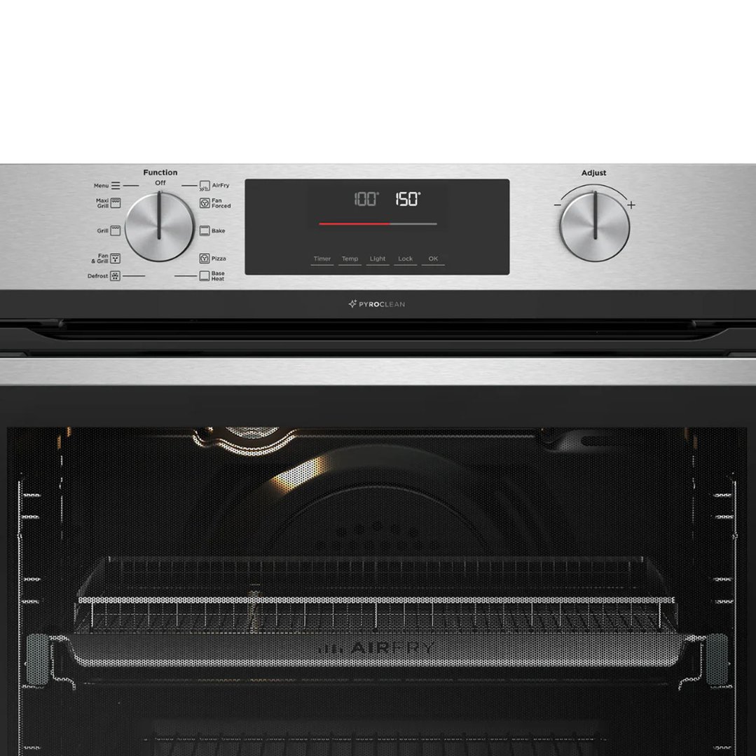 Westinghouse 60cm Multi-function Pyrolytic Oven with Air Fry - Stainless Steel WVEP6716SD