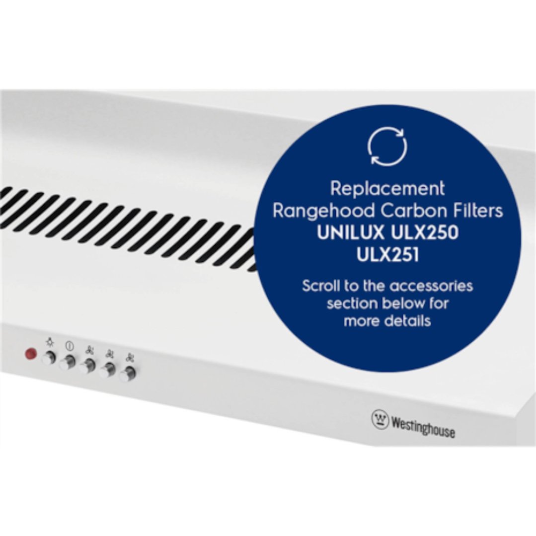 Westinghouse 60cm Fixed Rangehood WRF610WA