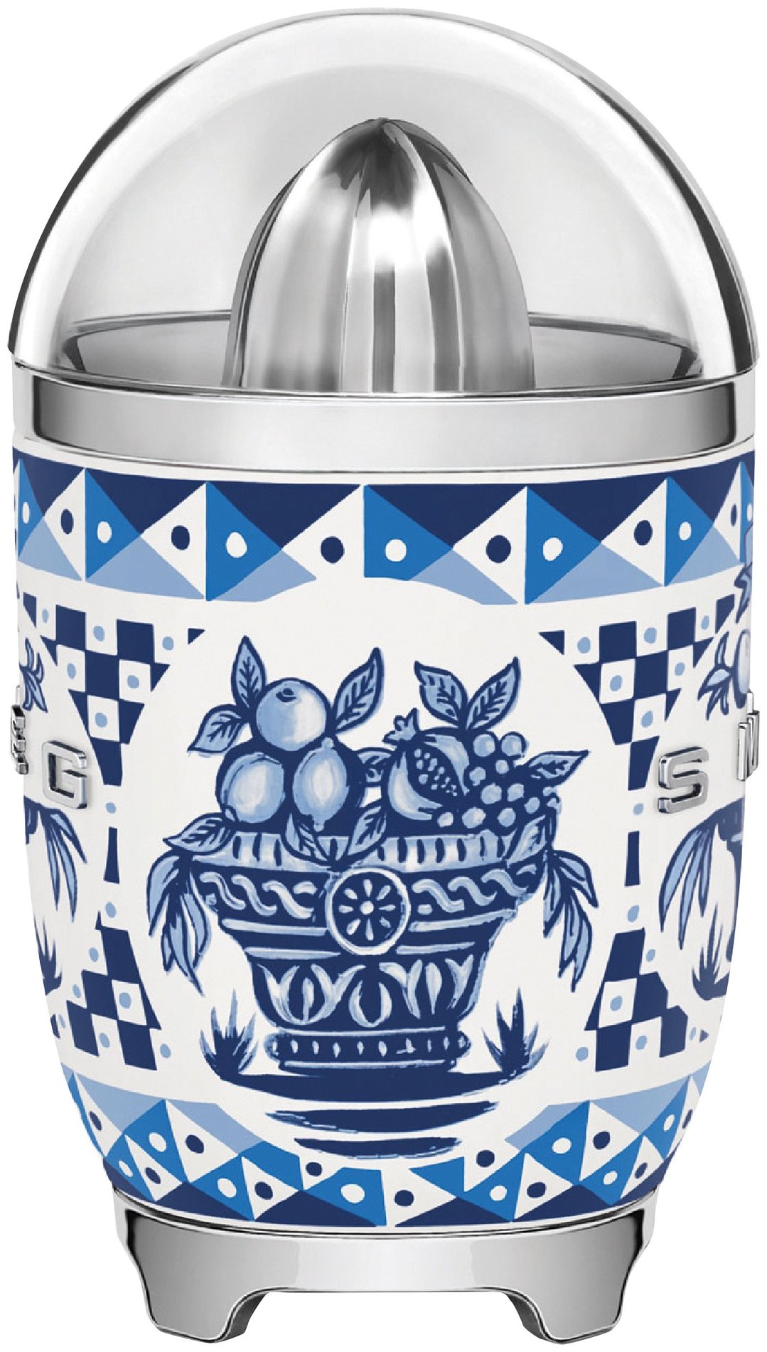 Smeg 50's Style Dolce & Gabbana Citrus Juicer - Blue Mediterraneo CJF01DGBAU